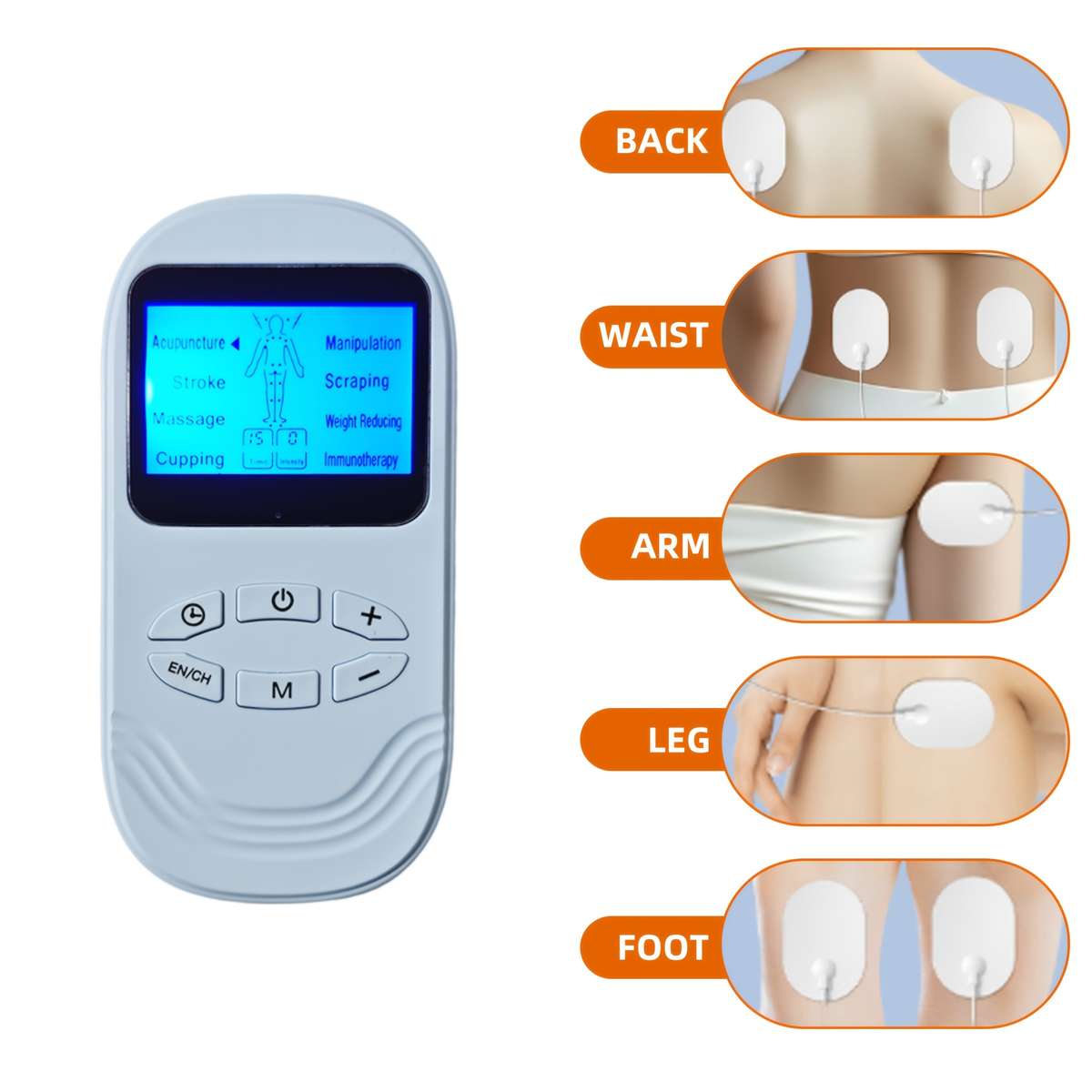 Multifunctional Meridian Massager Modes 15 Levels Timer