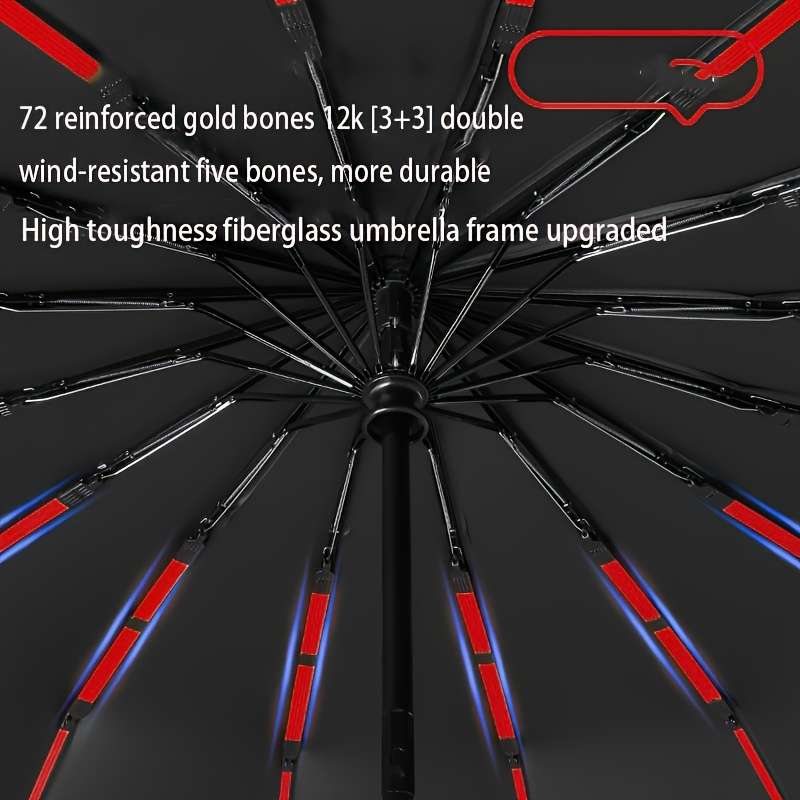 Umbrella Color 12K Dark Blue 33 Automatic Umbrella