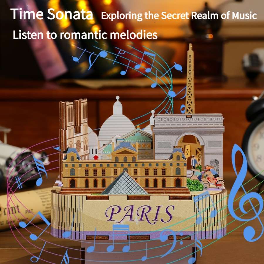 Building Toy Architectural Model Toy Set Model Paris A