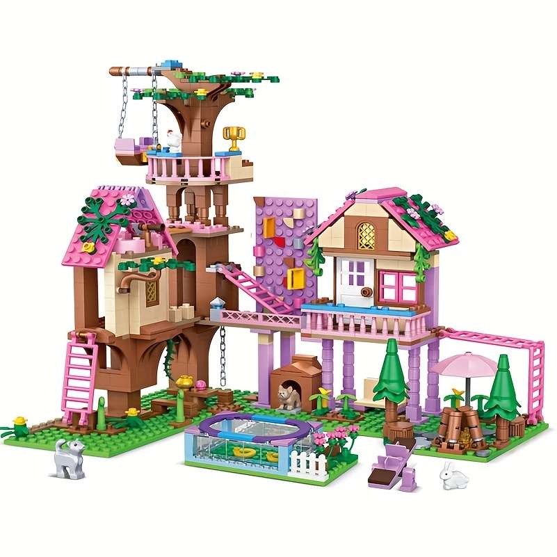 Building Toy Architectural Model Toy Set Model Treehouse Adventure  756Pcs