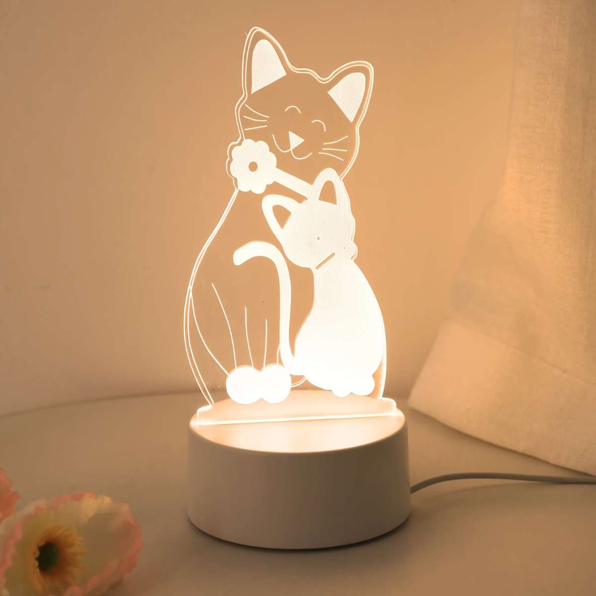Desk Lamp Items 3D Night Light