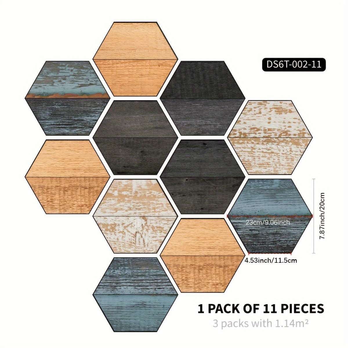 Self Adhesive Floor Stickers E 23.01X19.99Cm