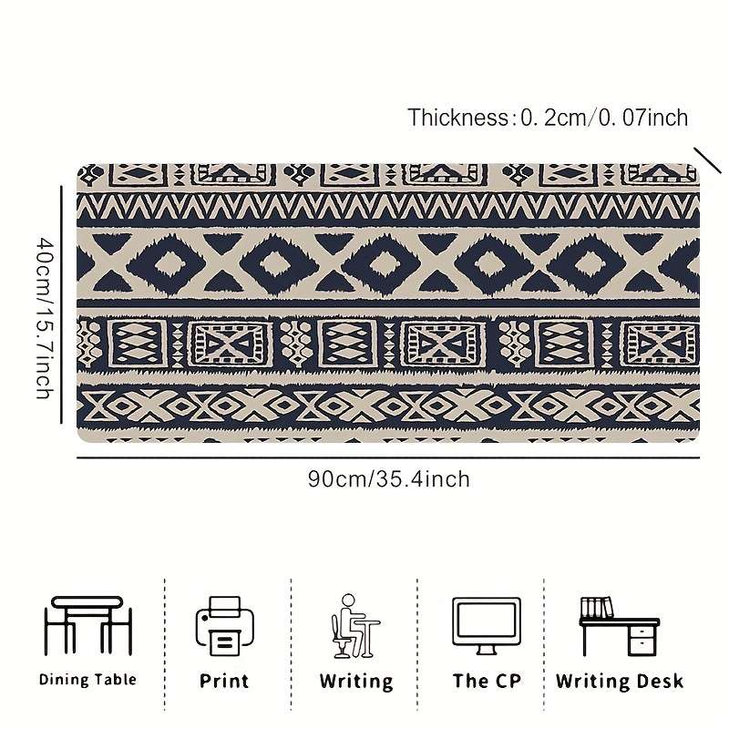 Mouse Pad Size 31.4X15.7Inch