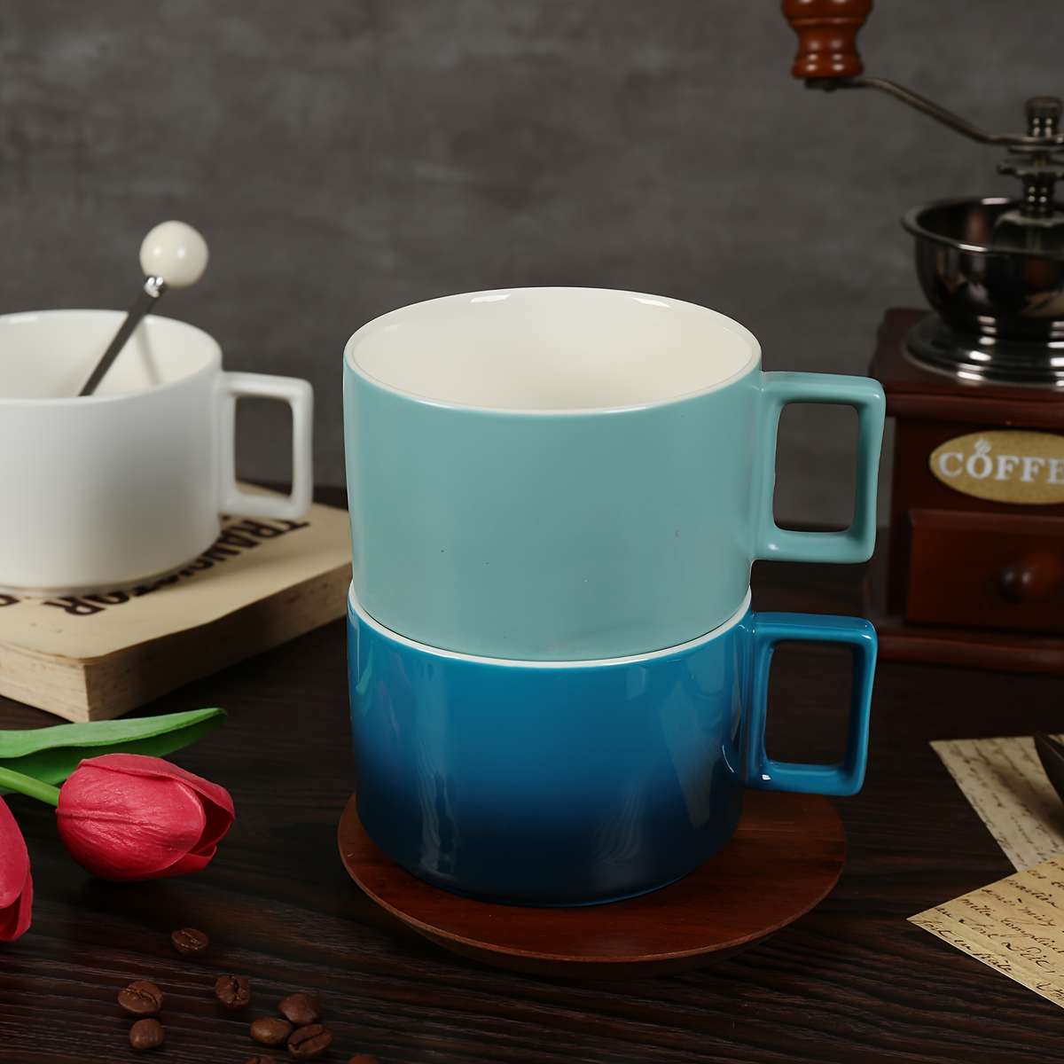 Water Cup Color Matte Blue