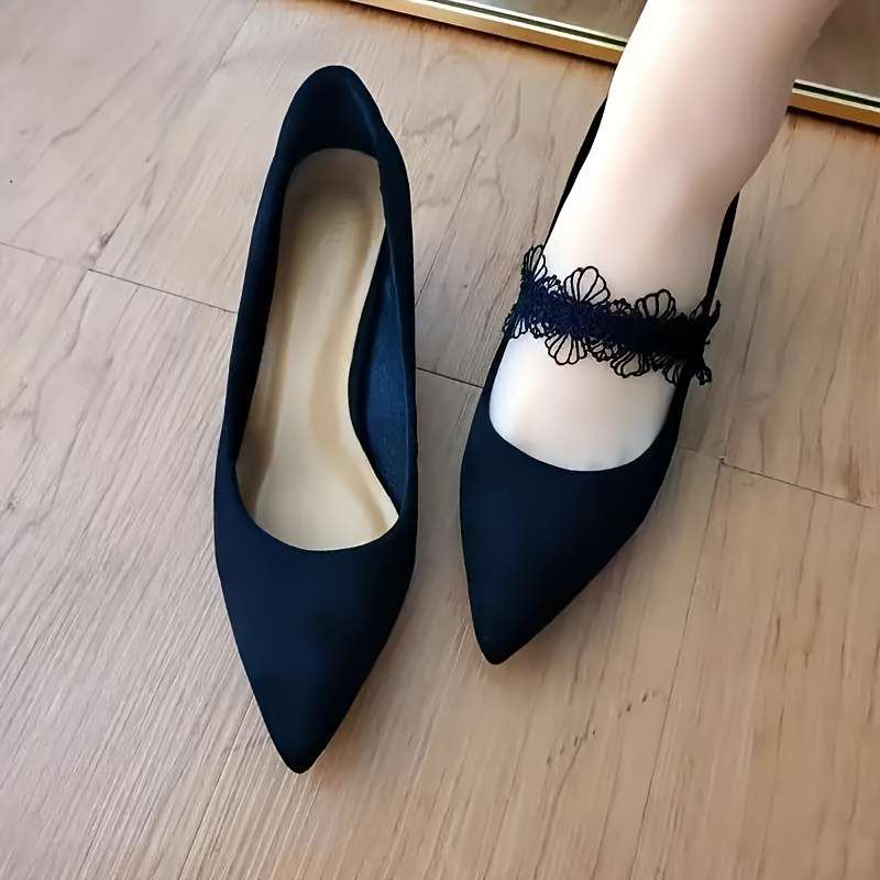 Women S High Heels Color Lace