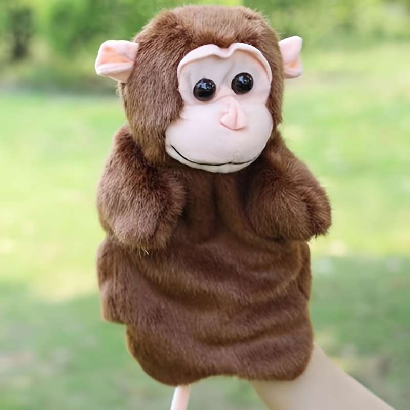 Plush Toyss color Monkey Hand Puppet Quantity 1pc