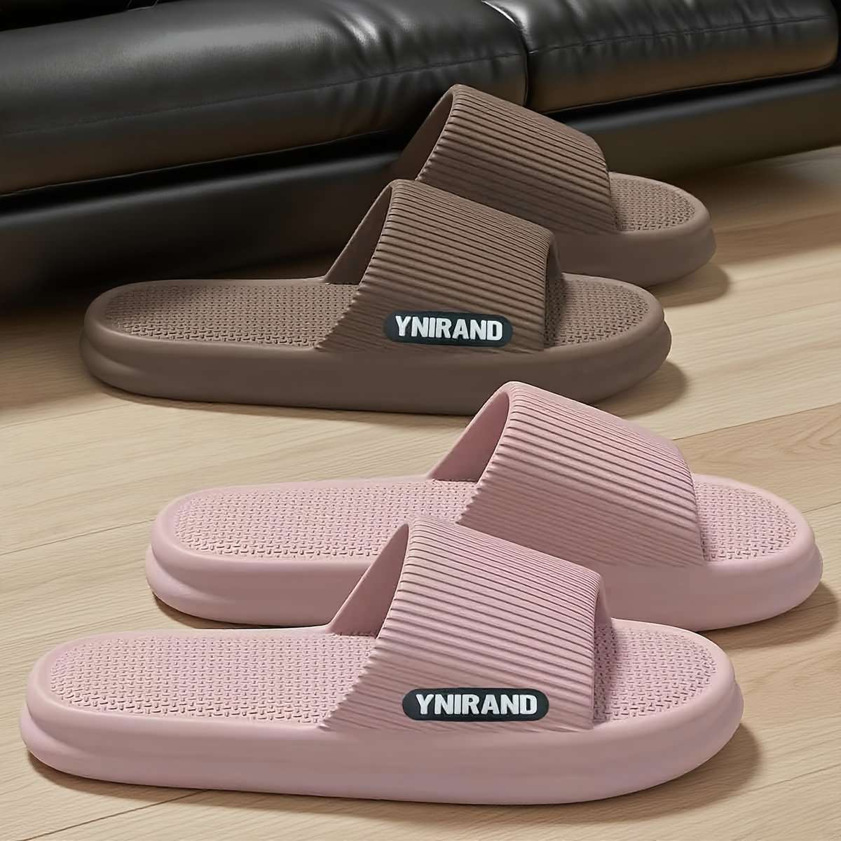 Men Slippers Summer Style Light Brown 1 Size Uk 5.5 To 6