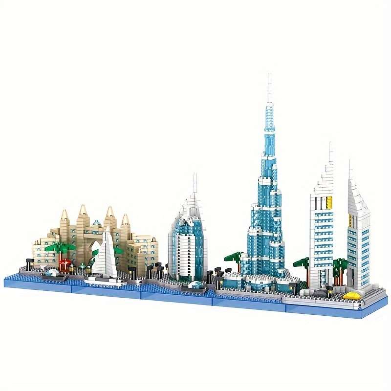 Building Toy Architectural Model Toy Set Quantity 2220Pcs