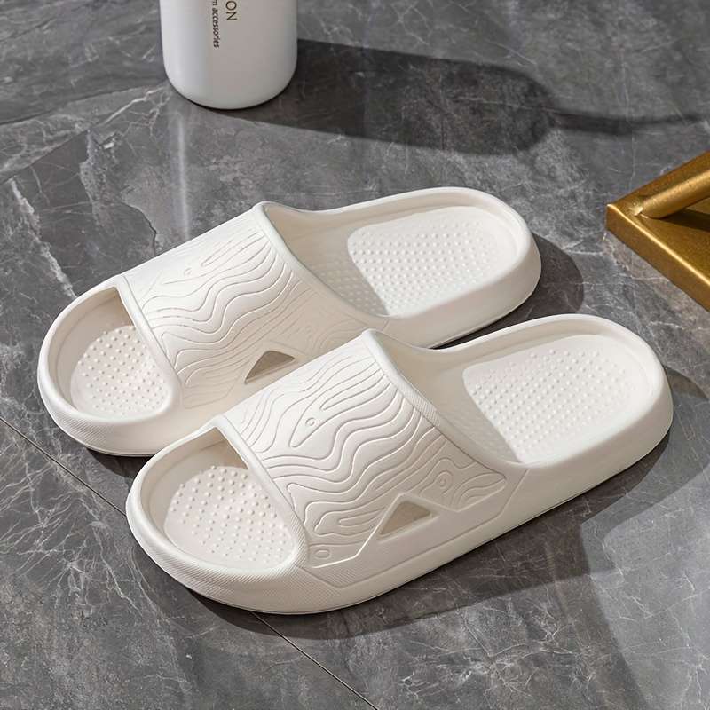 Men Slippers Summer Style Black Size Uk 2.5 To 3