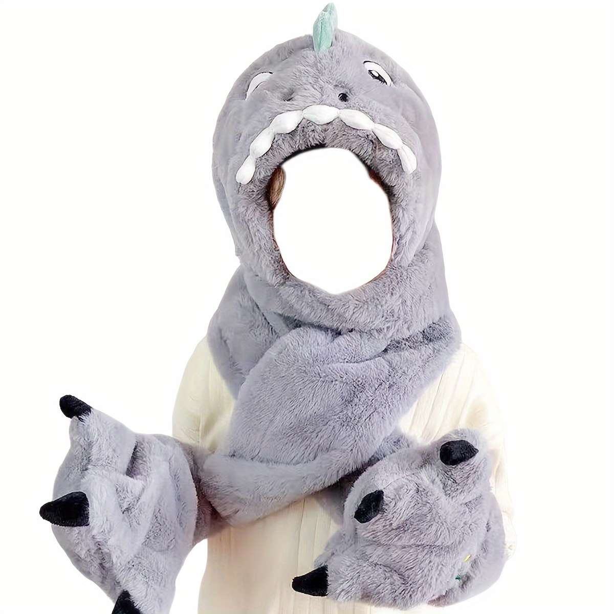 Hat Color Blue Dinosaur Size One Size