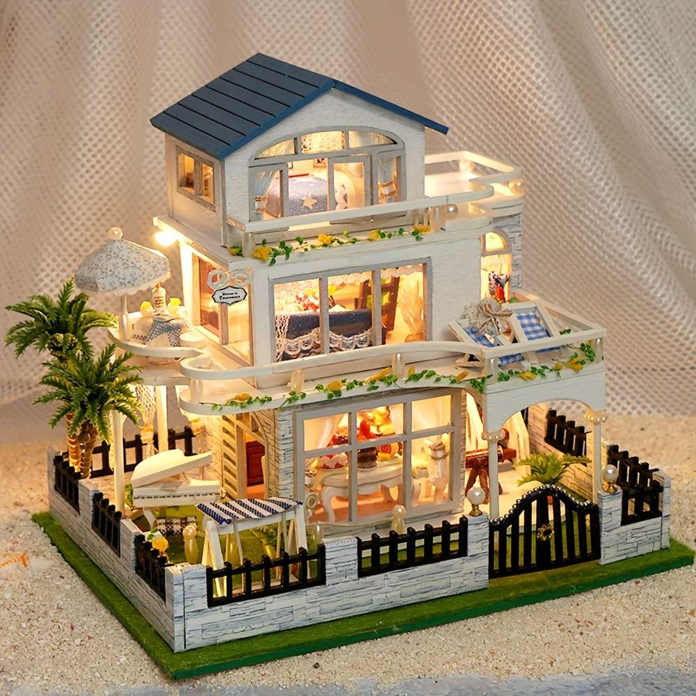 Building Toy Architectural Model Toy Set Style Blue