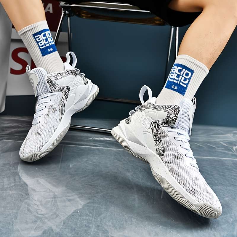Sneakers White And Grey Size Uk 7.5