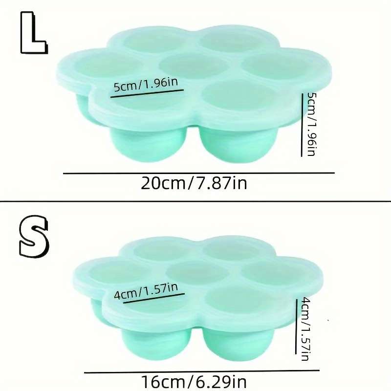 Ice Molds Color 2Pcs Pink Storagel