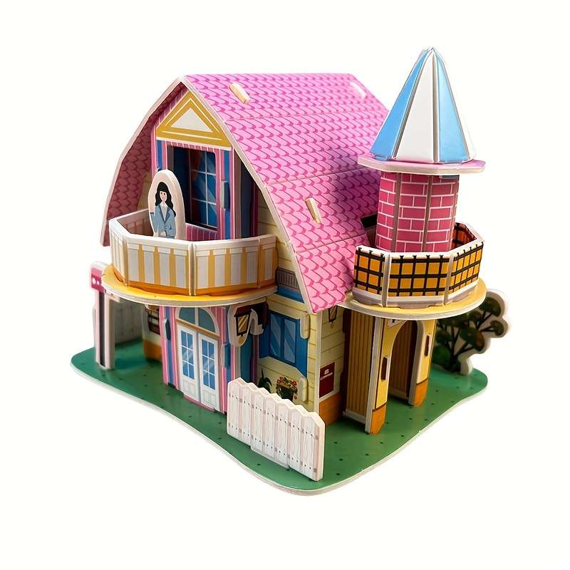 3D Building Model Puzzle Set Model Zha23002