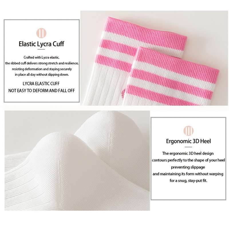 Women S Socks Color 1 Pair Pink Size Onesize