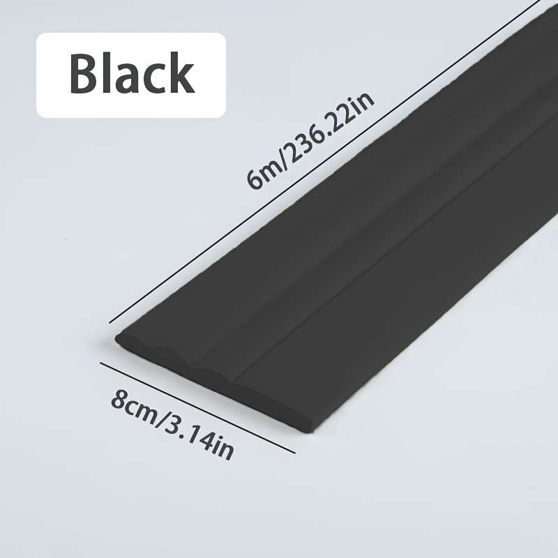 Skirting Board Black Model 7.98Cm6.0Meter