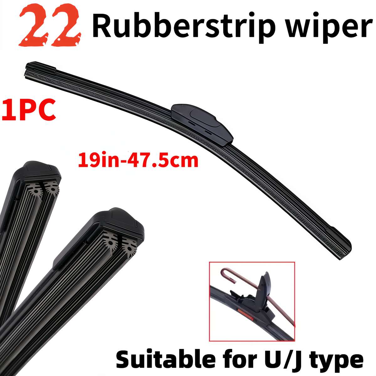 Windshield Wipers Model 19 47.5Cm Quantity 1Pc