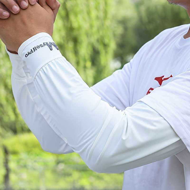 Sunscreen Sleeves Color White Quantity 2Pcs1Pair