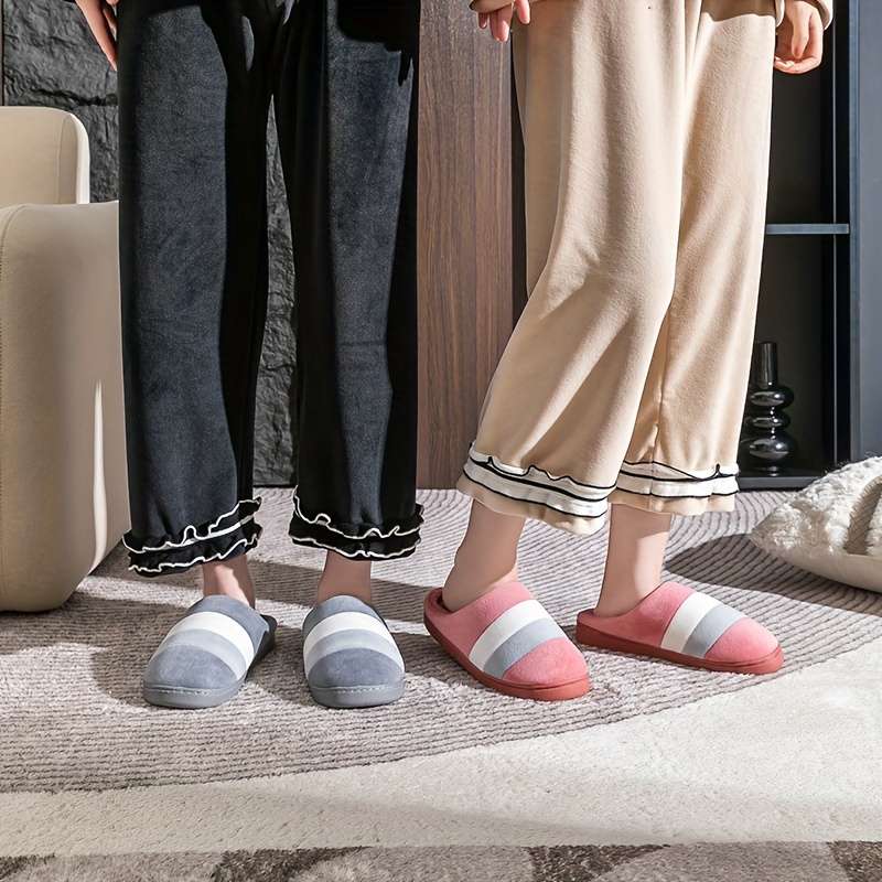 Cotton Slippers Color Red Sizeuk 9.5-10