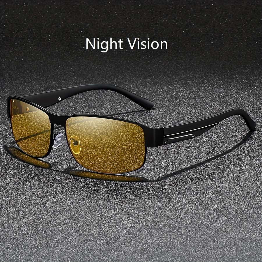 Mens Glasses Color Night Vision