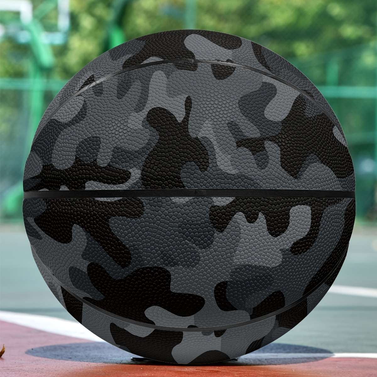 Basketball Color Green Camouflage Size7