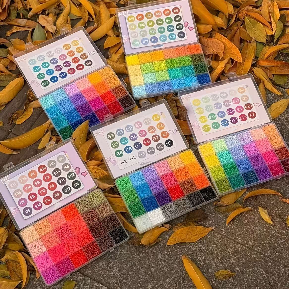 Perler Bead Set 216 Color Palette Disc