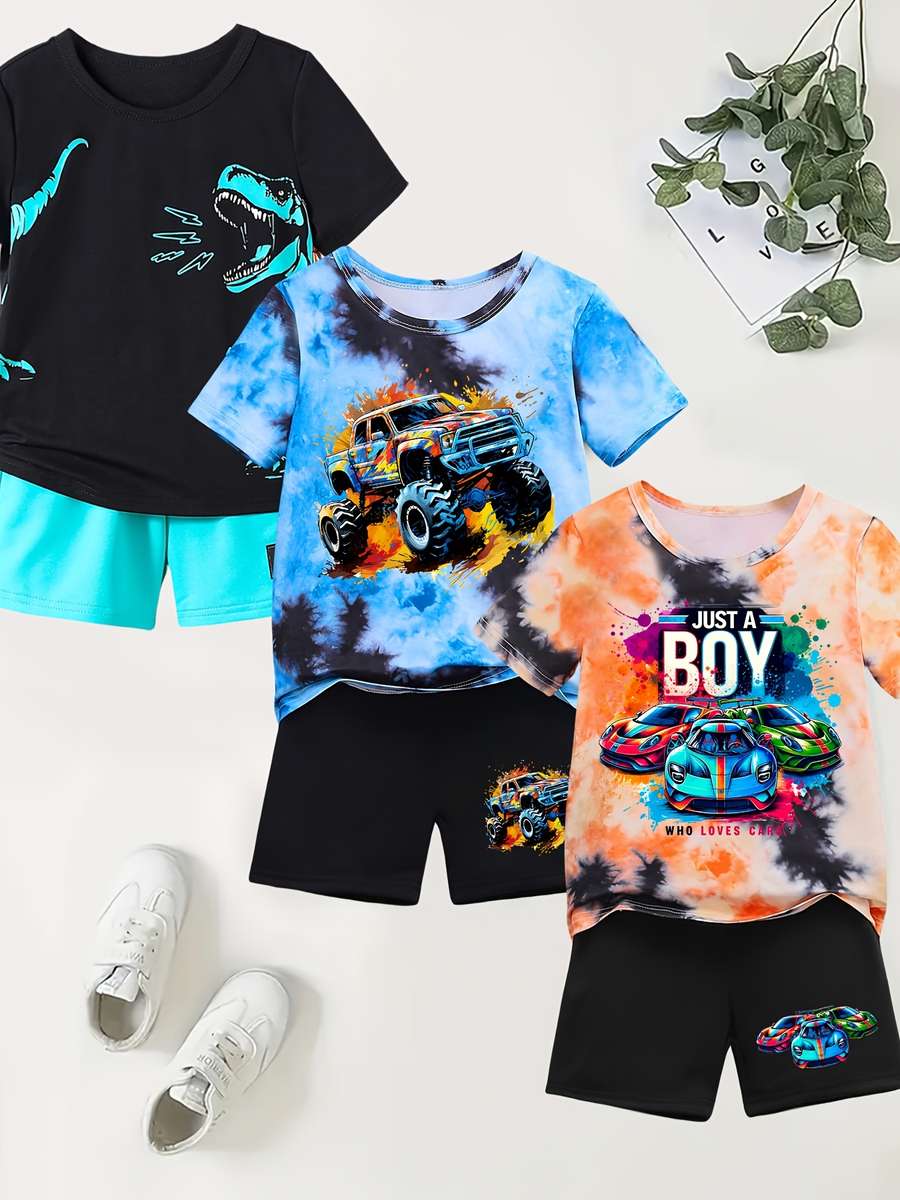 Boys T Shirt Color Mixed Color Size4-5Y