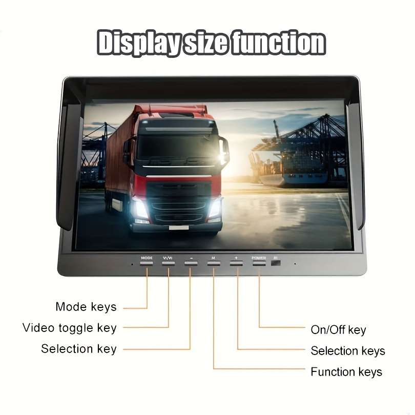 Dashcam Model 7 Inch Ahd Display   4 Channel Starlight Camera