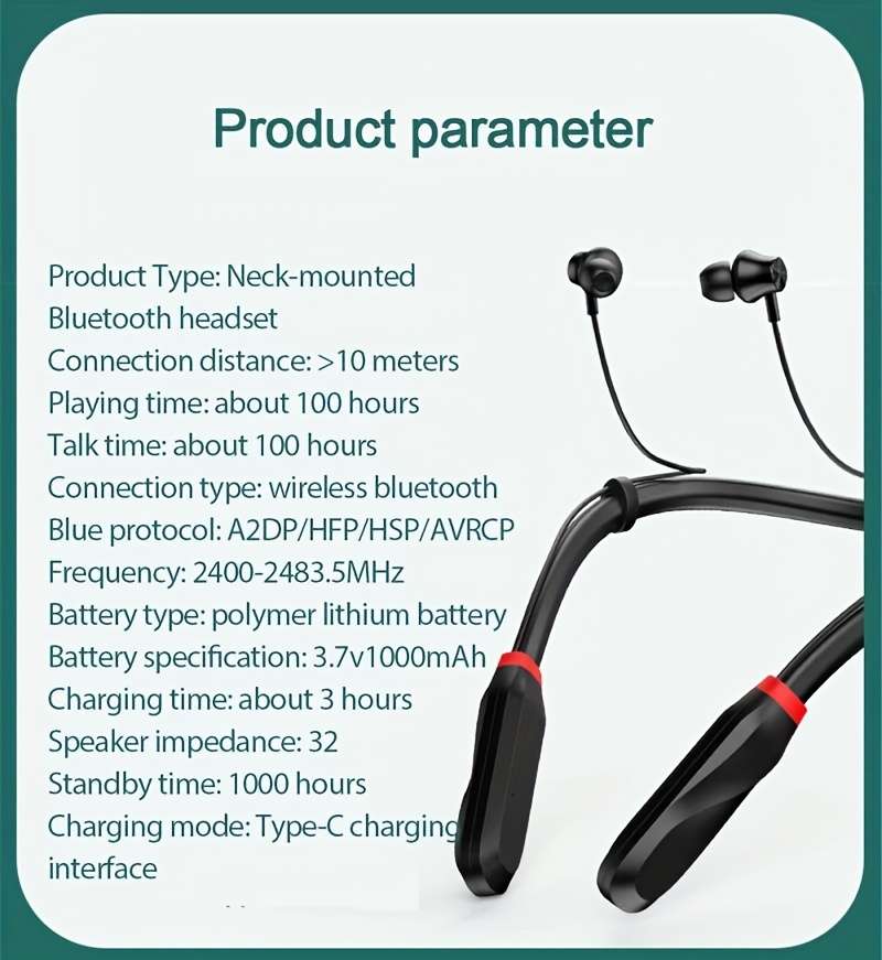 Rechargeable Wireless Earbuds Headphones Headset