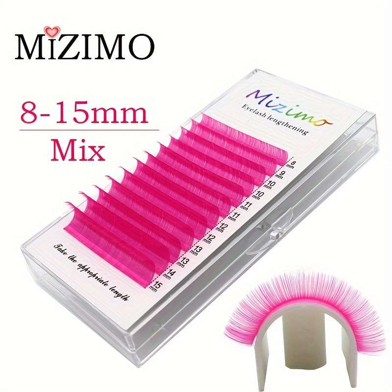Classic Natural Soft Mink Lashes Color Purple Size 007 C Mix8 13mm