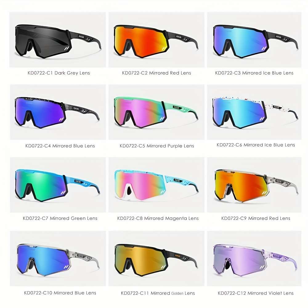 Cycling Glasses Color C5 Mirrored Purple Lens