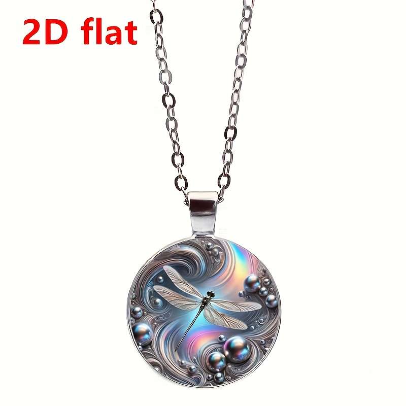 Handcrafted Plated Elegant Dragonfly Pendant