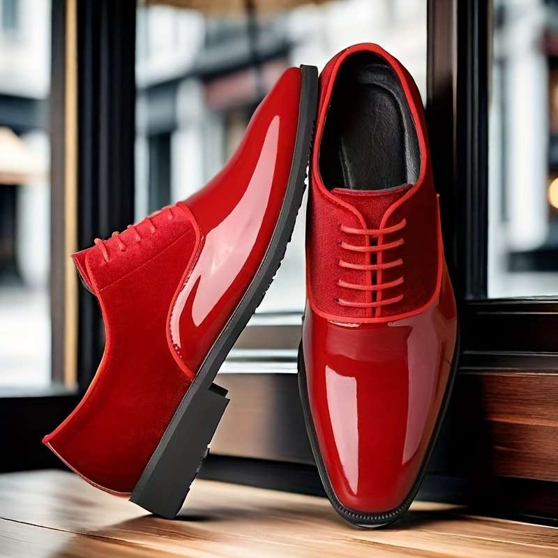 Mens Leather Shoes Color Black Sizeuk 5