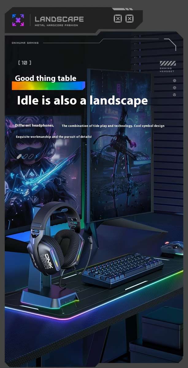 Wired Headphones Items Gaming Headset