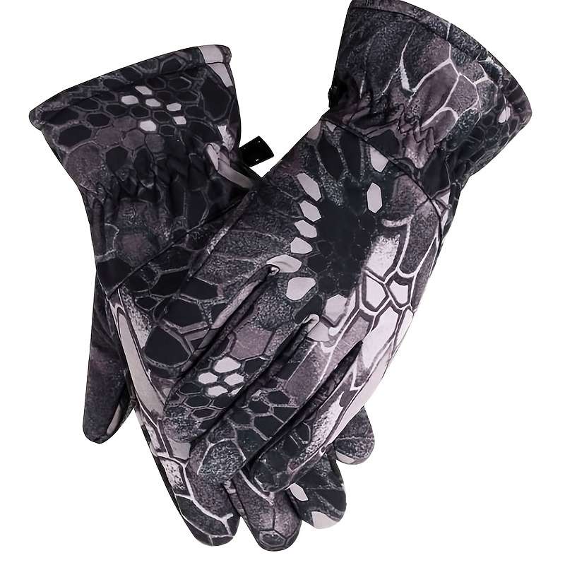 Gloves Color Mens Abstract Orangeblue
