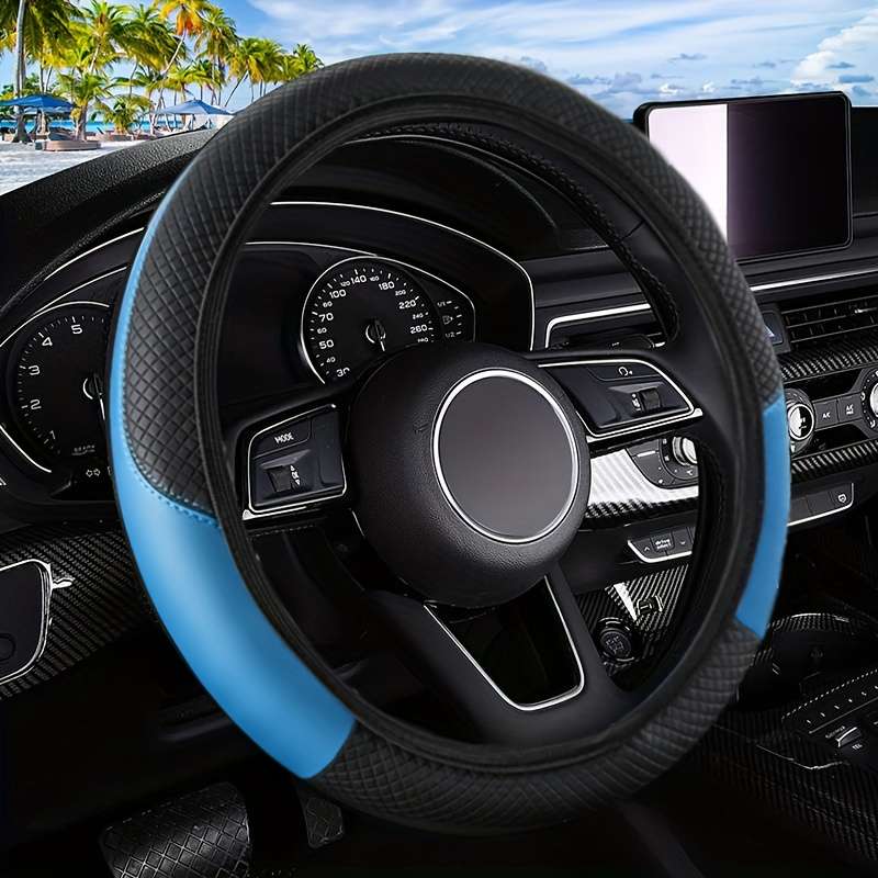 Car Steering Wheel Cover Grey