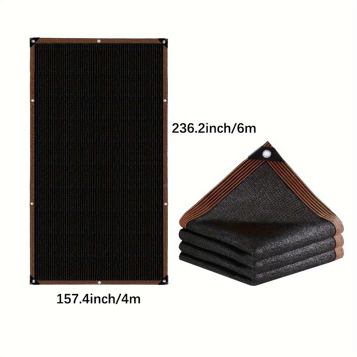 Shade Net Size Black 78.7*314.9Inch2*8M
