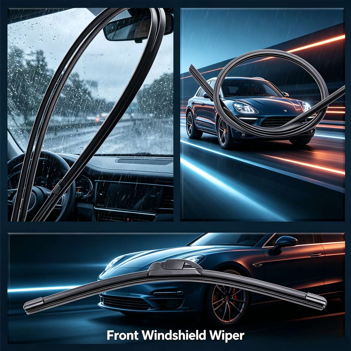 Windshield Wipers Model 24 18 Inch U Shaped For Kia Forte