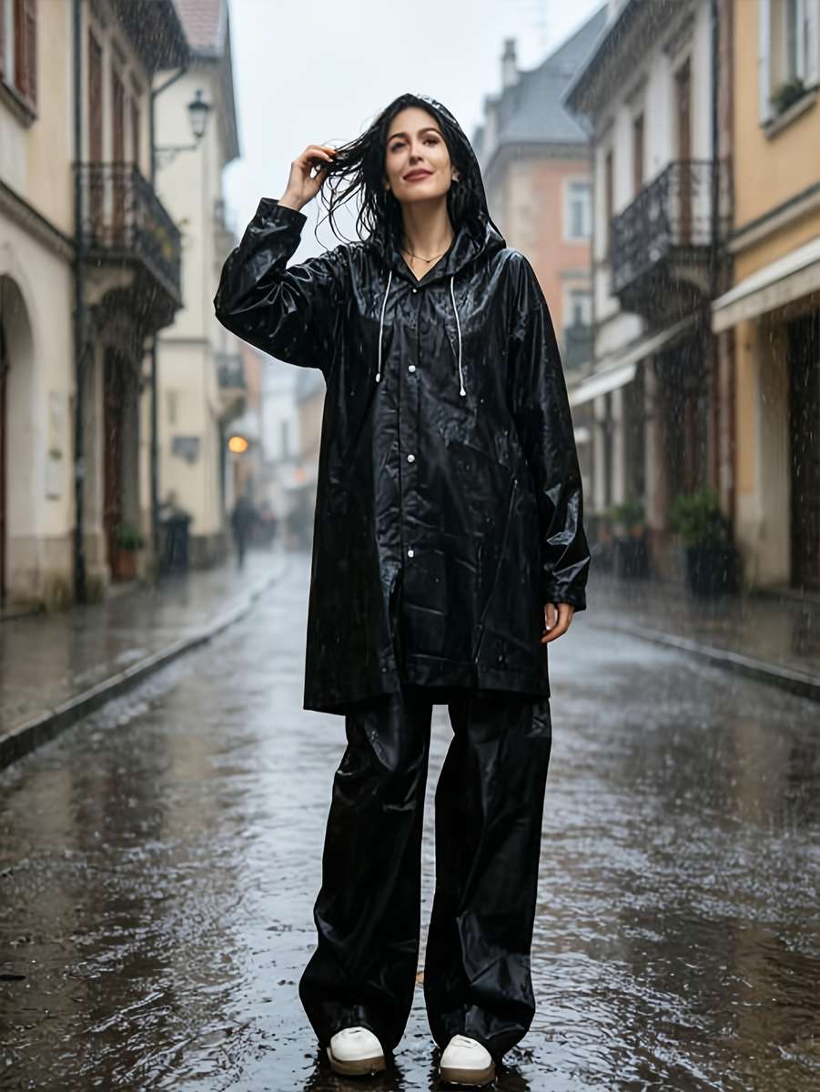 Raincoat Black Size Onesize