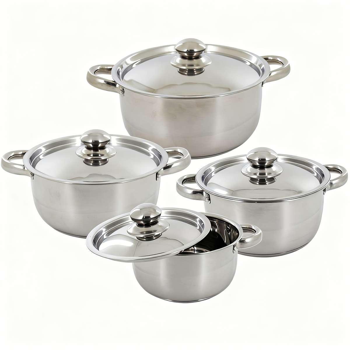 Cookware Pot Color Silvery