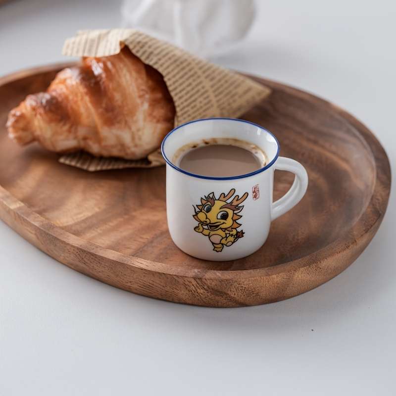 Water Cup Quantity  12Pcs  12 Chinese Zodiac Ceramic Tea  Coffee Cups