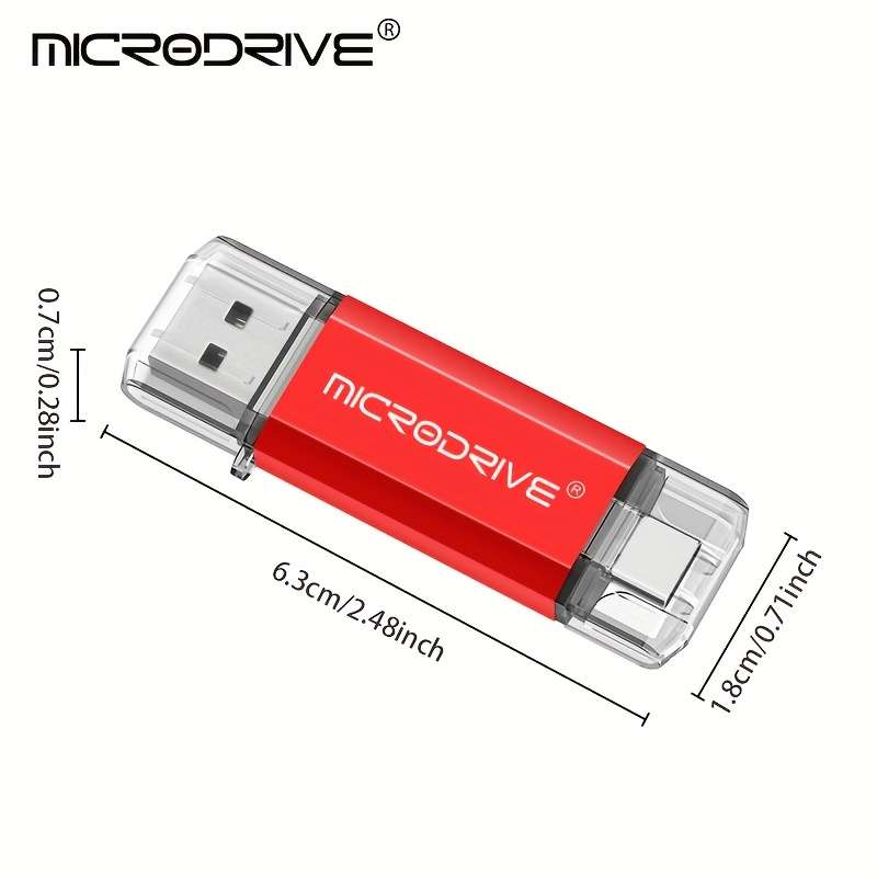 Usb Flash Drive Color Red Storage 2Gb