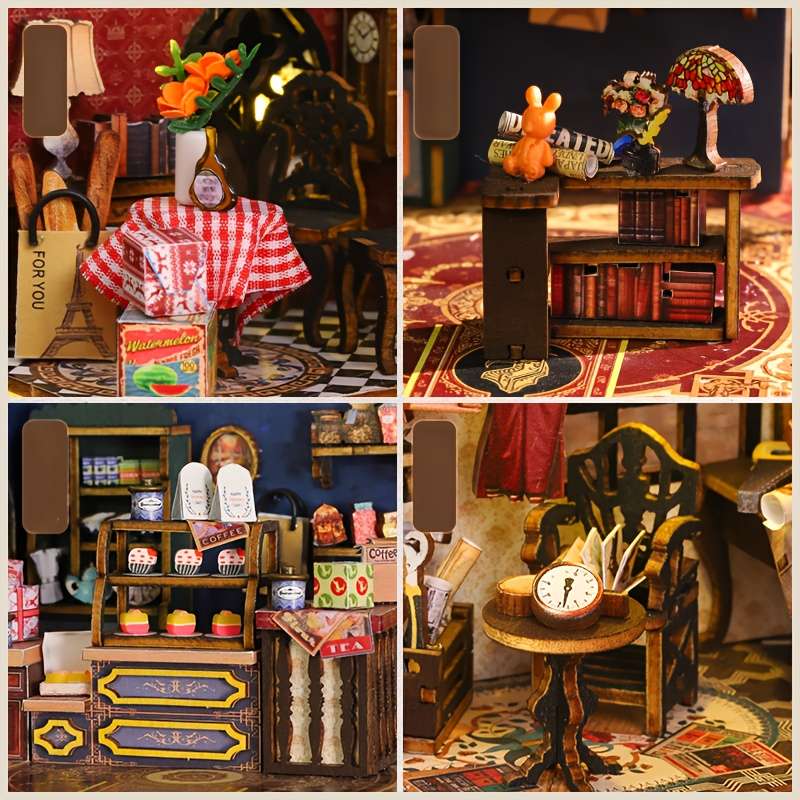 Building Toy Architectural Model Toy Set Style Trajectory Castle  With Dust Cover