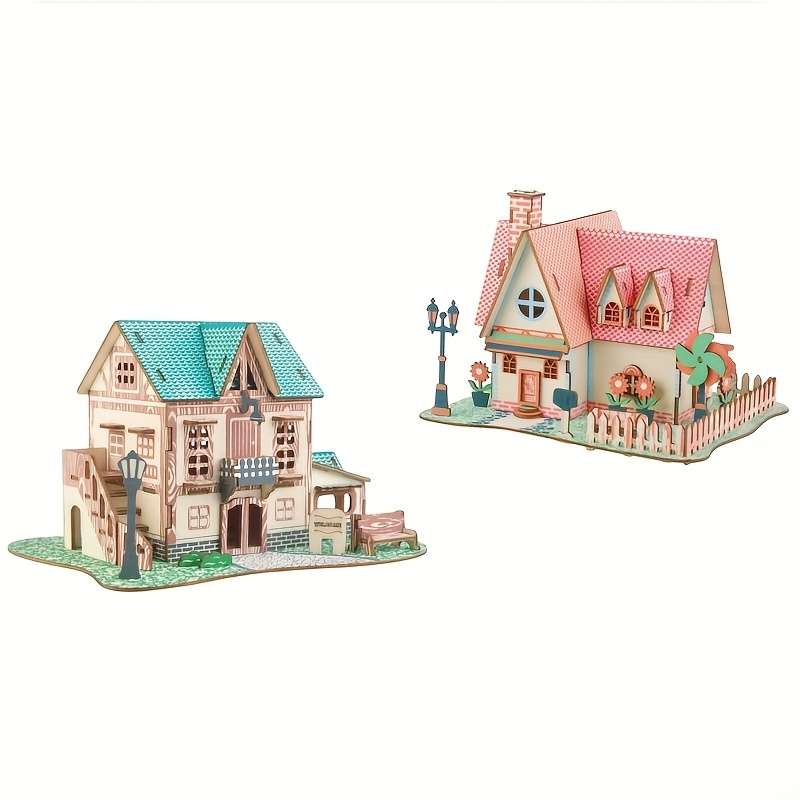 Building Toy Architectural Model Toy Set Style 2Pcs Set  Type B