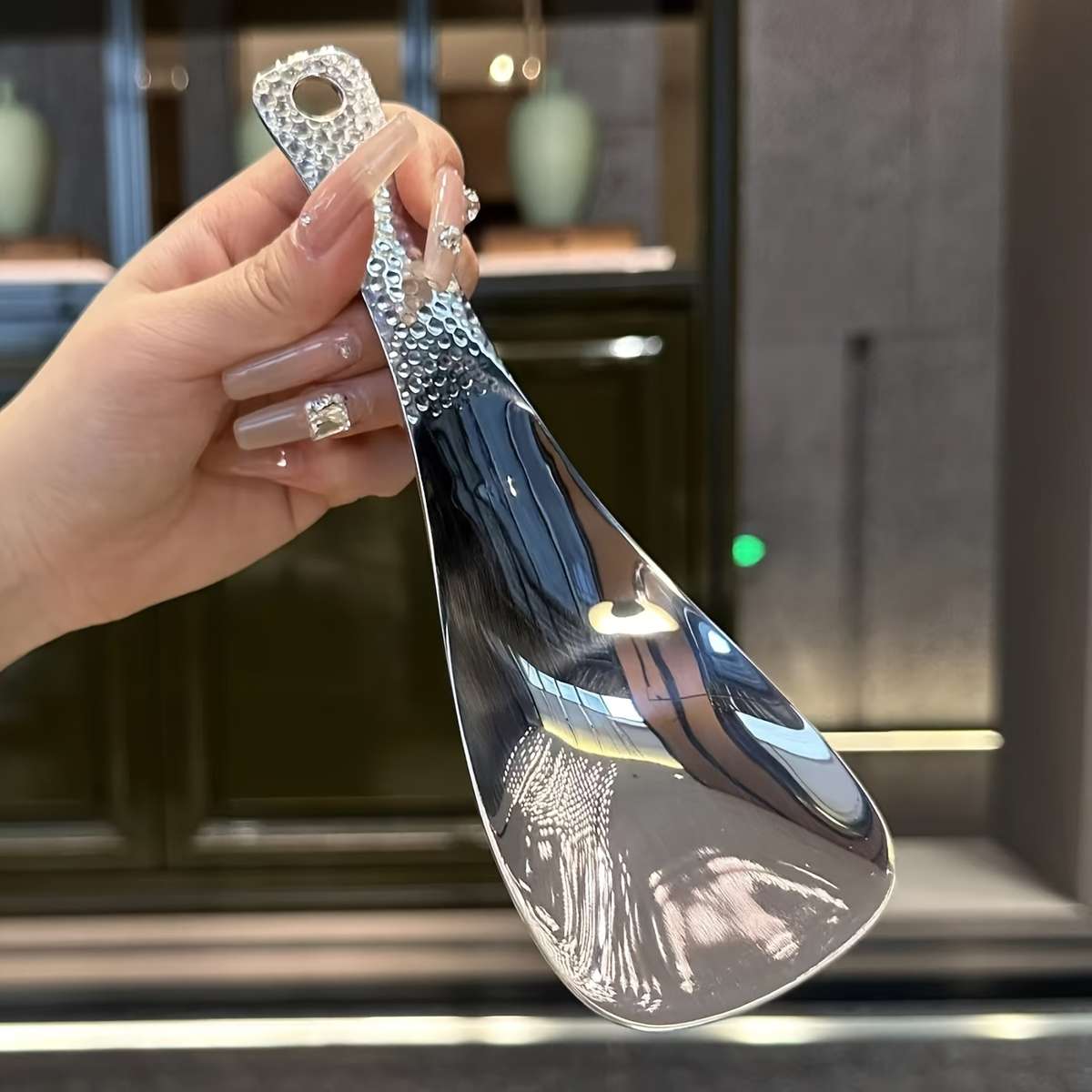 Kitchenware Material  Creative Household Square Stainless Steel Rice Scoop