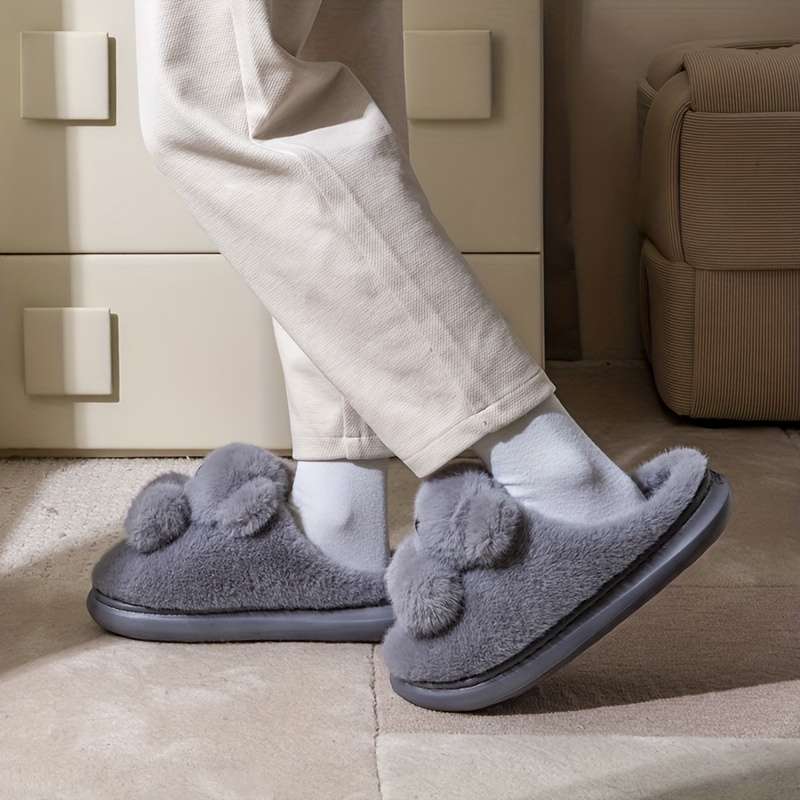 Cotton Slippers Color Bean Paste Color Sizeuk 7.5-8