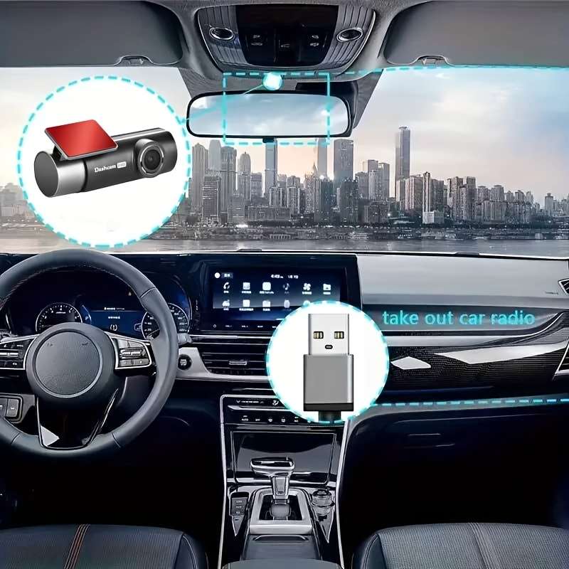 Full Hd Hidden Dash Cam Mini Camera Night Vision Loop Recording Adas 1080P