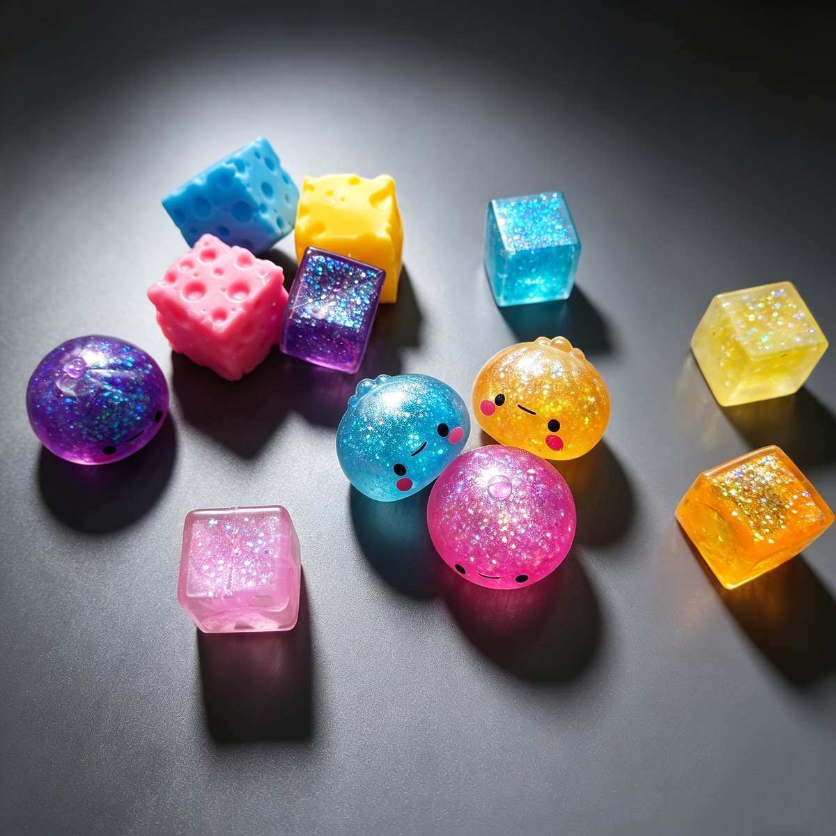 Squeezable Toys Style Model D Mixed Color Style Random Toys 4Pcs