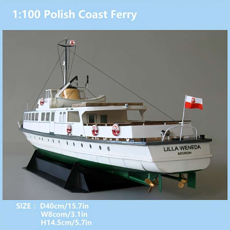 3D Jigsaw Puzzle Model Ship Model 1:100 Ferry Material Pack