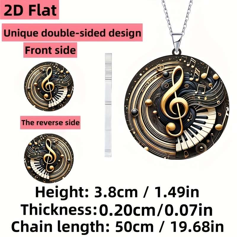 Trendy Rhinestone Flat Flat Exquisite Fashion Music Note Casual Outfit